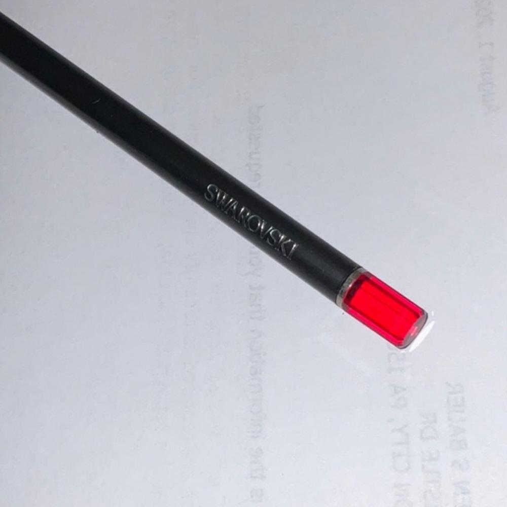 Swarovski Boutique Red Crystal Pencil NEW